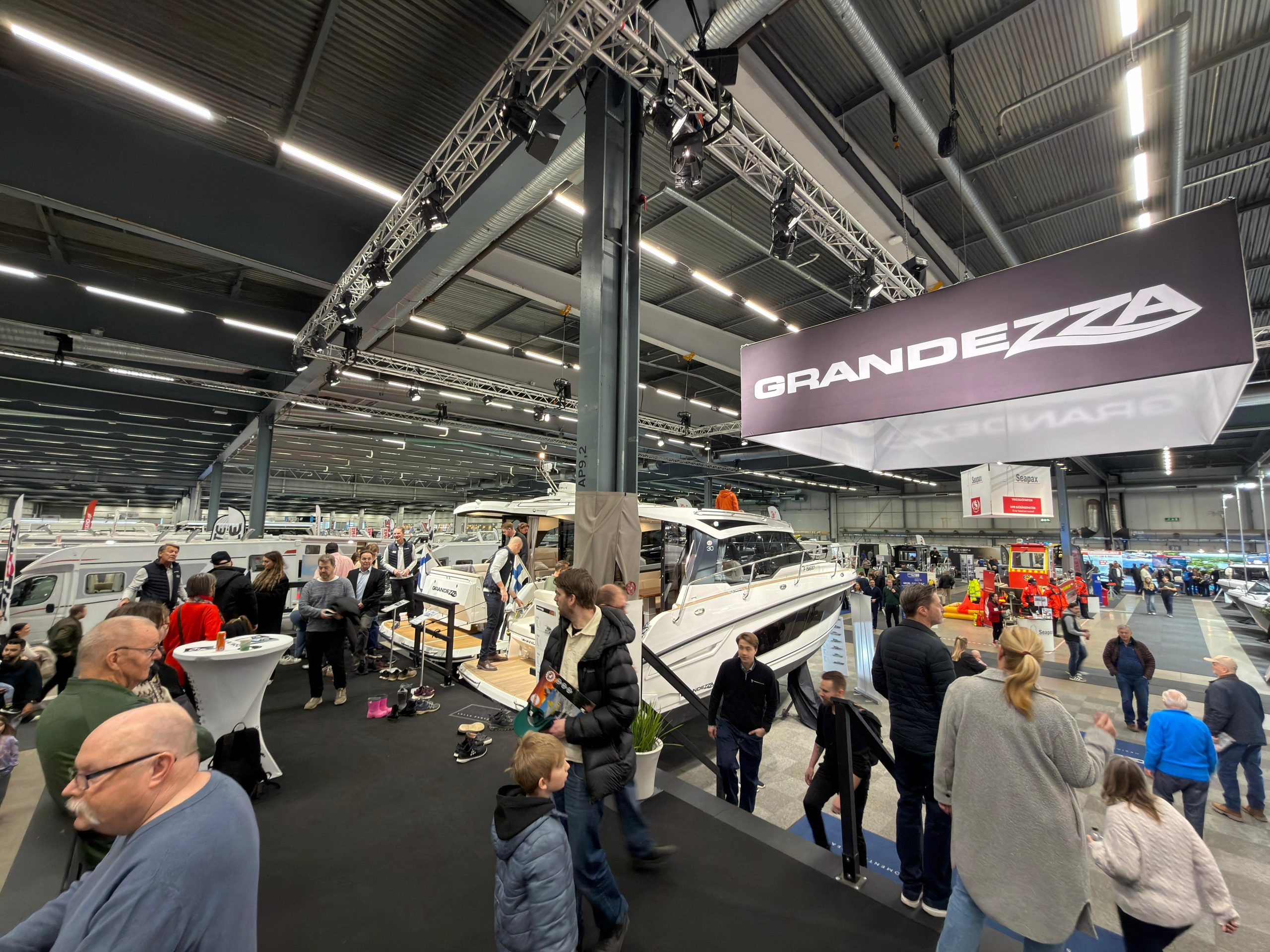 Grandezza och Finnmaster utställda på Allt för Sjön-mässan